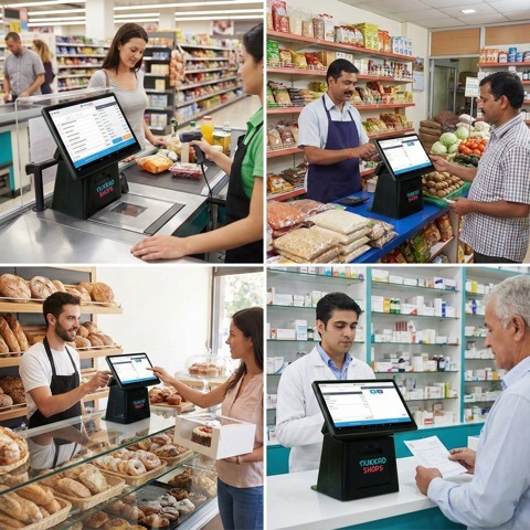 Retailer using NukkadShops POS
